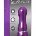 Вибратор Pipedream Pure Aluminium Purple Small, цвет: фиолетовый - 7,5 см