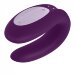Вибратор для пар Double Joy с управлением через приложение, цвет: фиолетовый