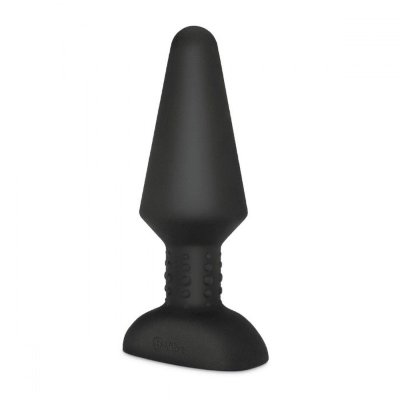 Вибропробка b-Vibe Rimming Plug XL, цвет: черный