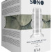 Анальная пробка SONO №49 Small Hollow Tunnel Butt Plug 3 Inch с тоннелем, цвет: прозрачный - 7,7 см