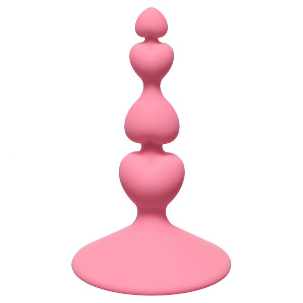 Анальная пробка Sweetheart Plug Pink, цвет: розовый - 10 см