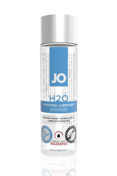 Разогревающий лубрикант JO Personal Lubricant H2O Warming на водной основе - 240 мл.