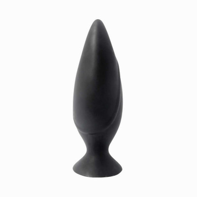 Анальная пробка Mojo Spades Small Butt Plug, цвет: черный - 11 см