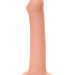Фаллос на присоске Silicone Bendable Dildo L - 19 см, цвет: телесный