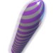 Вибратор Sweet Swirl Vibrator - 21,3 см, цвет: фиолетовый