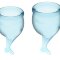 Набор менструальных чаш Feel secure Menstrual Cup, цвет: голубой