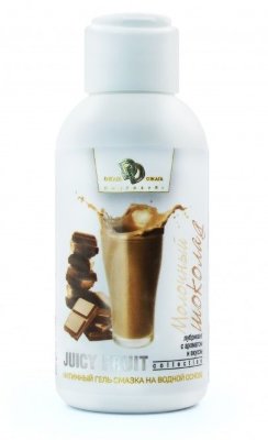 Интимный гель-смазка JUICY FRUIT с ароматом молочного шоколада - 100 мл.
