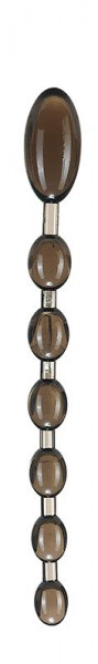 Анальная цепочка Anal Rod, цвет: дымчатый - 27,4 см