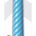 Вибратор Sweet Swirl Vibrator - 21,3 см, цвет: голубой