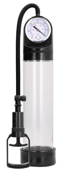 Вакуумная помпа с манометром Comfort Pump With Advanced PSI Gaug, цвет: прозрачный
