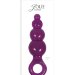 Анальная пробка Jolie Ripples, цвет: фиолетовый - 12 см