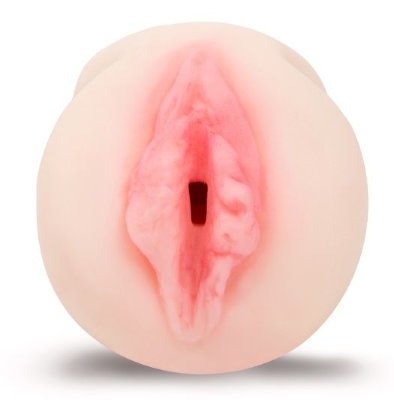 Реалистичный мастурбатор-вагина с розовыми губками, цвет: телесный