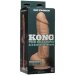 Вибратор Kong - 23,6 см, цвет: телесный