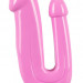 Анально-вагинальный фаллоимитатор Duo Dildo, цвет: розовый - 17,5 см