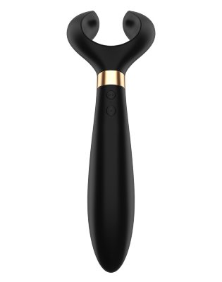 Вибромассажер для пар Satisfyer Partner Multifun 3, цвет: черный