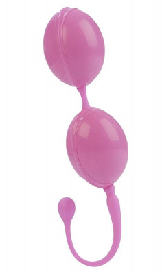 Вагинальные шарики L amour Premium Weighted Pleasure System, цвет: розовый