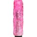 Вибратор-реалистик с венками - 22 см, цвет: розовый