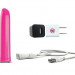 Мини-вибратор Tango Pink USB rechargeable, цвет: розовый
