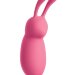 Работающая от USB вибропуля в форме кролика Cute, цвет: розовый
