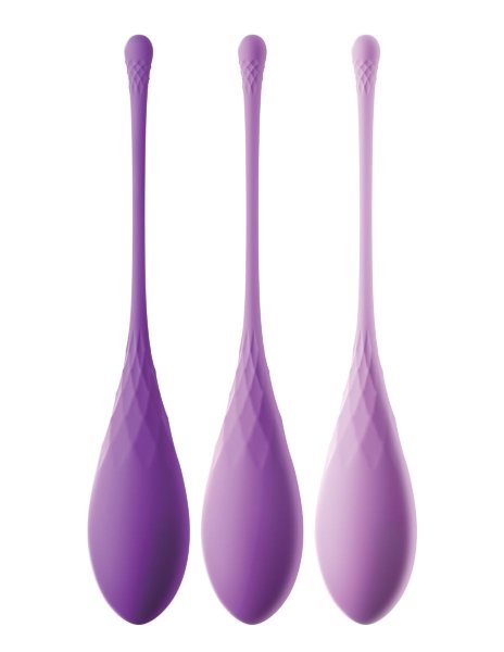Набор из 3 фиолетовых шариков Кегеля Pipedream Train-Her Set