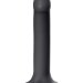 Фаллос на присоске Silicone Bendable Dildo XL - 20 см, цвет: черный