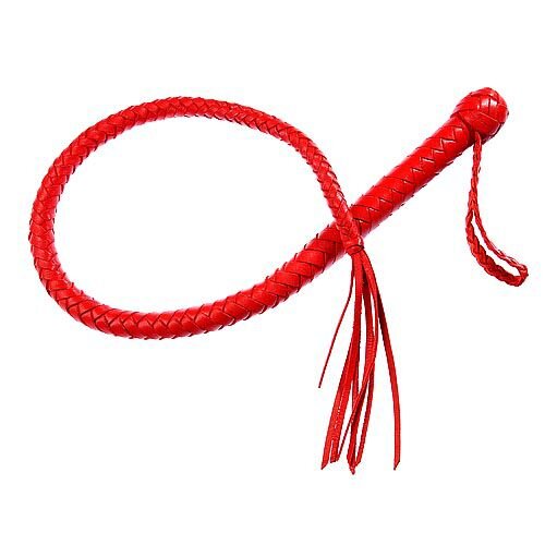 Однохвостная плеть, цвет: красный - 70 см