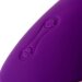 Фиолетовый стимулятор эрогенных зон Eromantica BUNNY - 21,5 см.