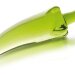 Анальный стимулятор из стекла в форме перчика, цвет: зеленый - 15,5 см