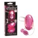 Вибропулька Lighted Shimmers LED Bliss Teasers с пультом-кристаллом и светодиодами, цвет: розовый