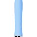 Силиконовый вибратор с функцией нагрева и пульсирующими шариками FAHRENHEIT - 19 см, цвет: голубой