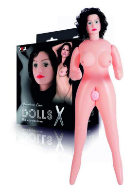 Надувная секс-кукла с реалистичным личиком и подвижными глазами