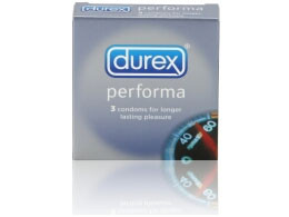 Презервативы Durex Long Play для продления удовольствия - 3 шт.