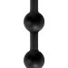 Цепочка анальных шариков Soft Balls Jr. - 29 см, цвет: черный