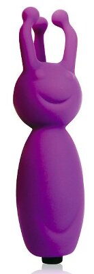 Фантазийный клиторальный стимулятор - 8,5 см, цвет: фиолетовый
