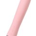 Силиконовый вибратор с функцией нагрева и пульсирующими шариками FAHRENHEIT - 19 см, цвет: розовый