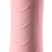 Силиконовый вибратор с функцией нагрева и пульсирующими шариками FAHRENHEIT - 19 см, цвет: розовый