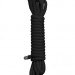 Веревка для бондажа Japanese Rope, цвет: черный - 5 м