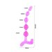 Анальный стимулятор Bendy Twist, цвет: розовый - 22 см
