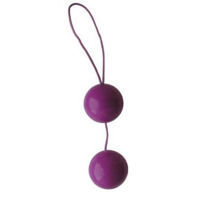 Вагинальные шарики Balls, цвет: фиолетовый