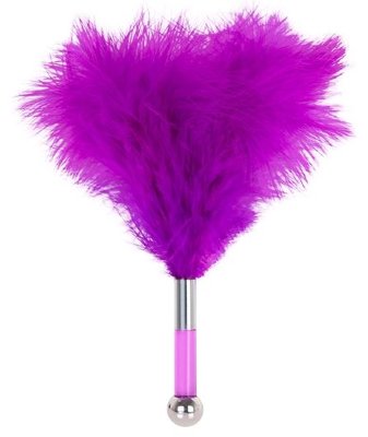 Метелка-пуховка с круглым наконечником FEATHER TICKLER - 24 см, цвет: фиолетовый