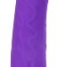 Изогнутый реалистичный вибратор - 18 см, цвет: фиолетовый
