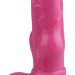 Анальный фаллоимитатор-реалистик - 21 см, цвет: розовый