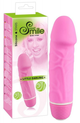 Вибратор Sweet Smile Little Darling - 12,5 см