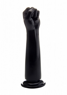 Кулак для фистинга Fisting Power Fist, цвет: черный - 32,5 см