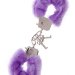 Меховые наручники Metal Handcuff With Plush Lavender, цвет: фиолетовый