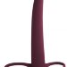 Насадка для двойного проникновения Gimlet - 16 см, цвет: бордовый