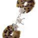 Наручники Metal Handcuff With Plush Leopard, цвет: леопардовый