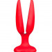 Пробка-бутон Menzstuff Flower Butt Plug 5inch, цвет: красный - 13,5 см