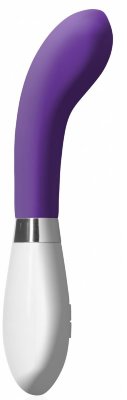 Вибратор для точки G или простаты Apollo - 20 см, цвет: фиолетовый