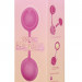 Вагинальные шарики Vibrating Bell Balls с вибрацией, цвет: розовый